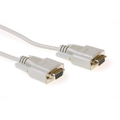 AK7105 5m NULL MODEM CBL F/F SERIAL INTERLINK 9PIN D-SUB ACT