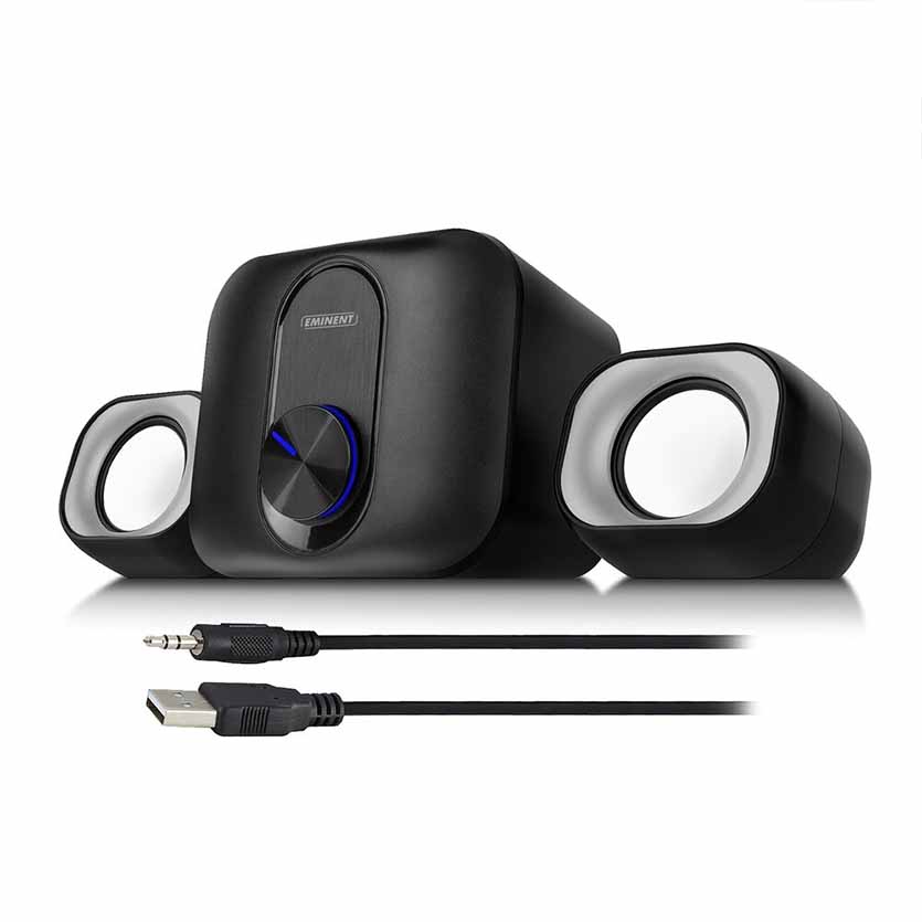 EM3515 SPEAKERS 2.1 2*3W+5W SUBWOOFER RMS USB POWERED EMINENT