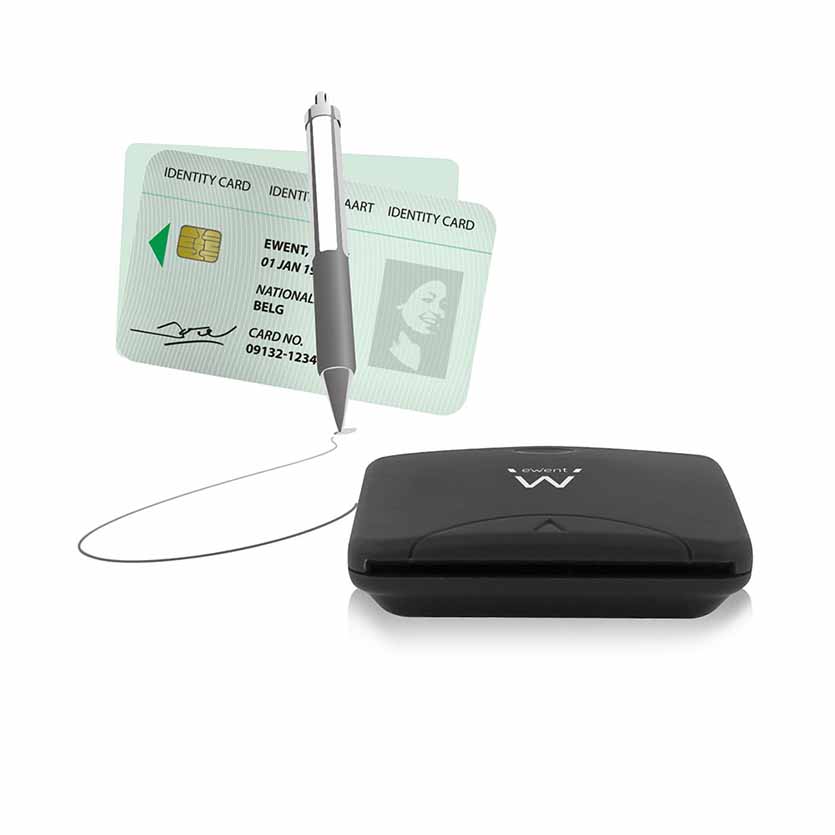 EW1052 SMARTCARD EXTERNAL USB2.0 eID CARD READER EWENT