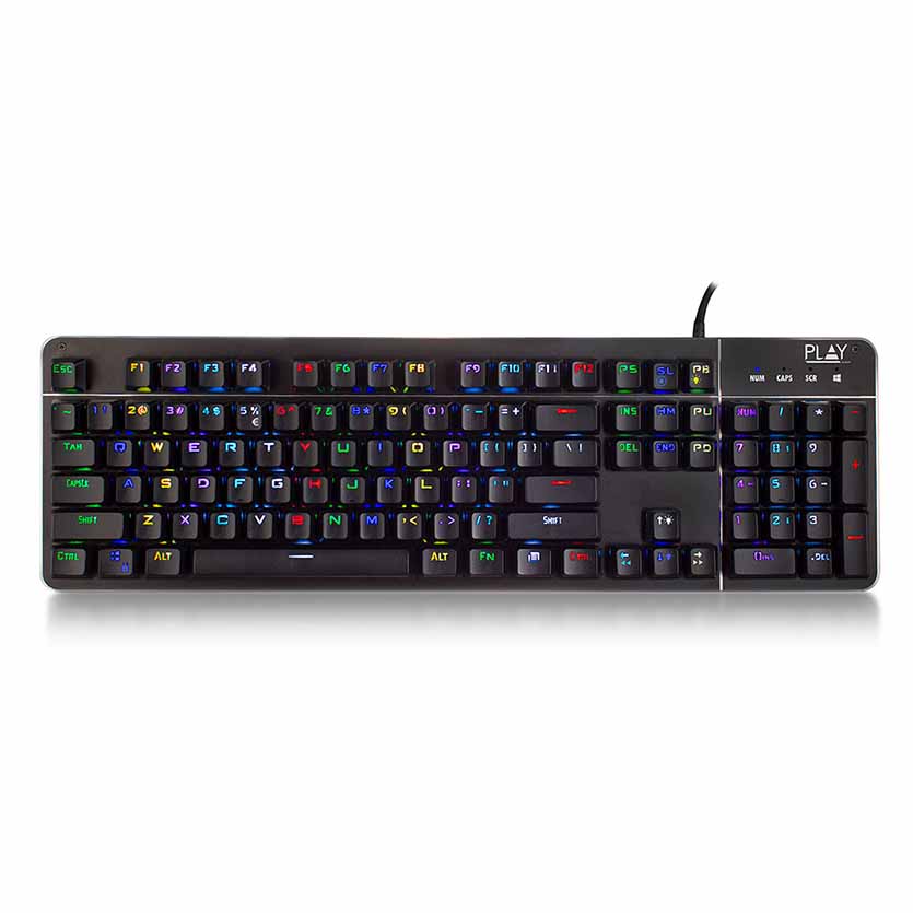 PL3350 KEYBOARD RGB ILLUMINATED MECHANICAL GAMING USB QWERTY LAYOUIT, EWENT