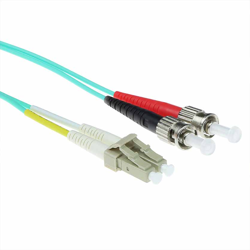 RL7603 3m FIBER PATCH CABLE LC AND ST CONNECTORS MULTIMODE OM3 50/125 DUPLEX LSZH ACT