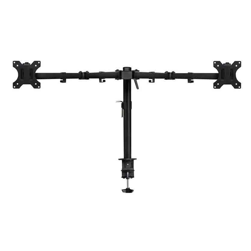 AC8302 DUAL MONITOR DESK MOUNT, UPTO32@, 8kg EACH ROT 360 ACT