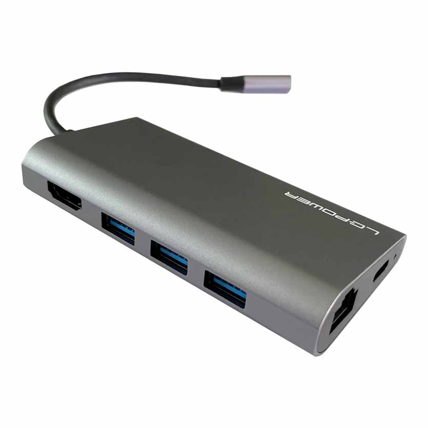 LC-HUB-C-MULTI-5 USB-C HUB WITH CARD READER LC-POWER