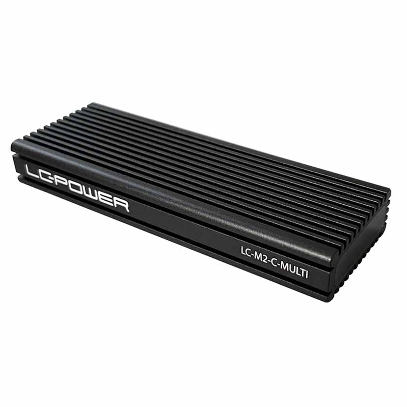 LC-M2-C-MULTI USB-C ENCLOSURE FOR NVME/M2 LC-POWER