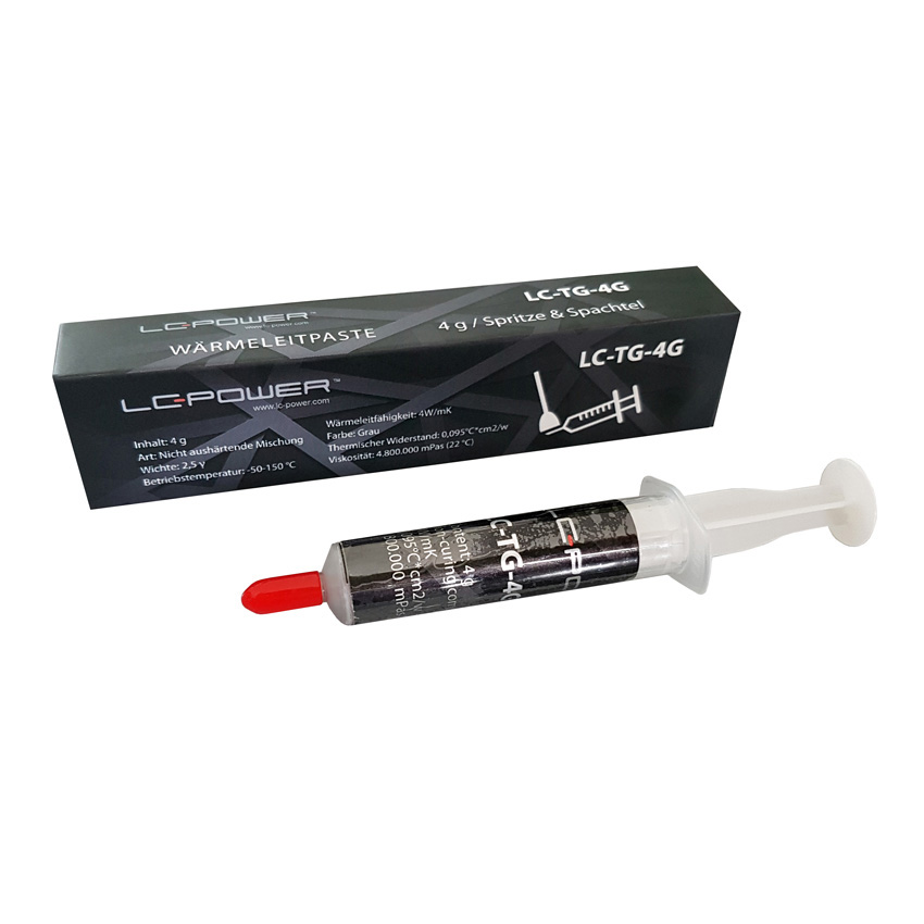LC-TG-4G THERMAL GREASE SYRINGE AND SCRAPPER 4g LC-POWER