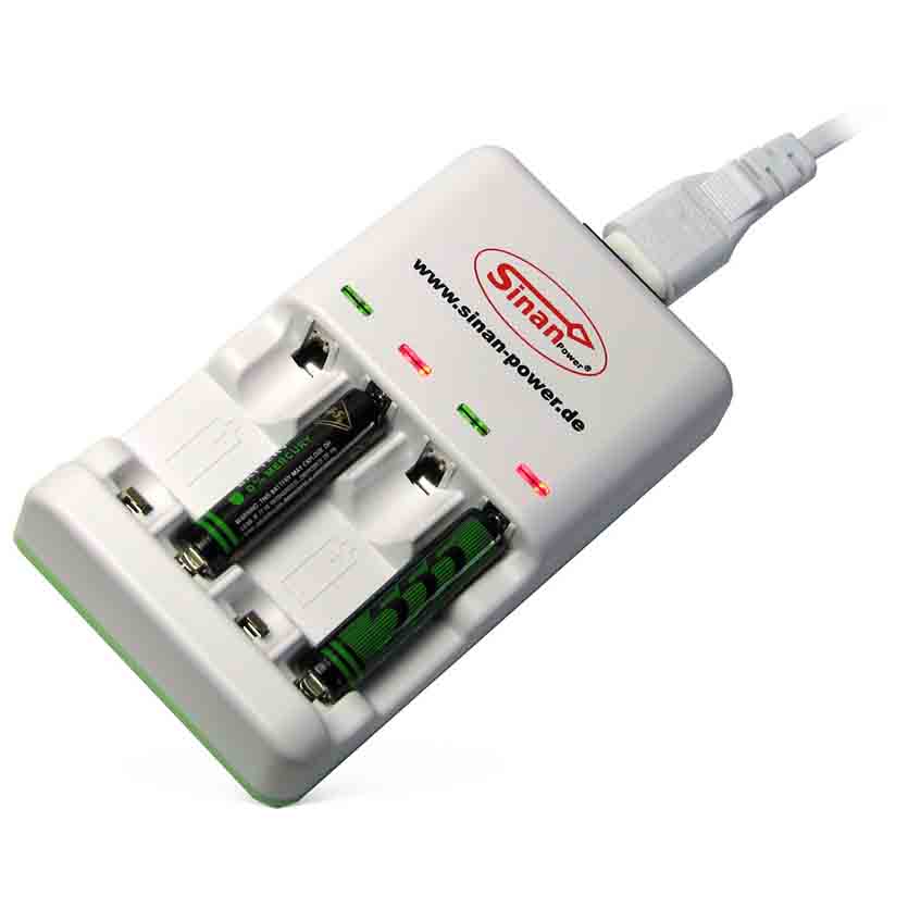 CT-515 BATTERY CHARGER for AA/AAA ALKALI-NIHM- RECHARGABLE SINANPOWER