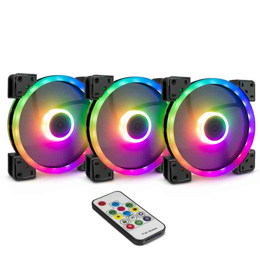 RS-14 KIT – FAN SET 3x 140mm ARGB RF ARGUS