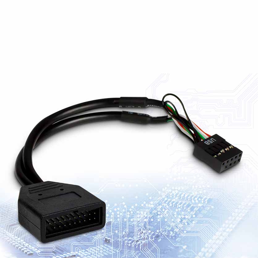 88885217 INTERNAL ADAPTER USB2.0 TO USB3.0 9PIN INTER-TECH