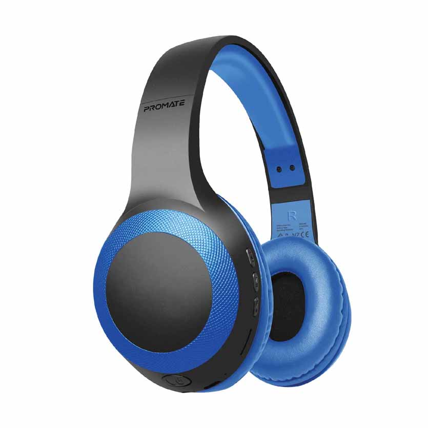 LABOCA.BLUE HEADPHONES WIRELESS DEEP BASS OVER EAR PROMATE