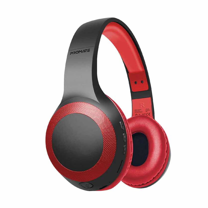 LABOCA.RED HEADPHONES WIRELESS DEEP BASS OVER EAR PROMATE