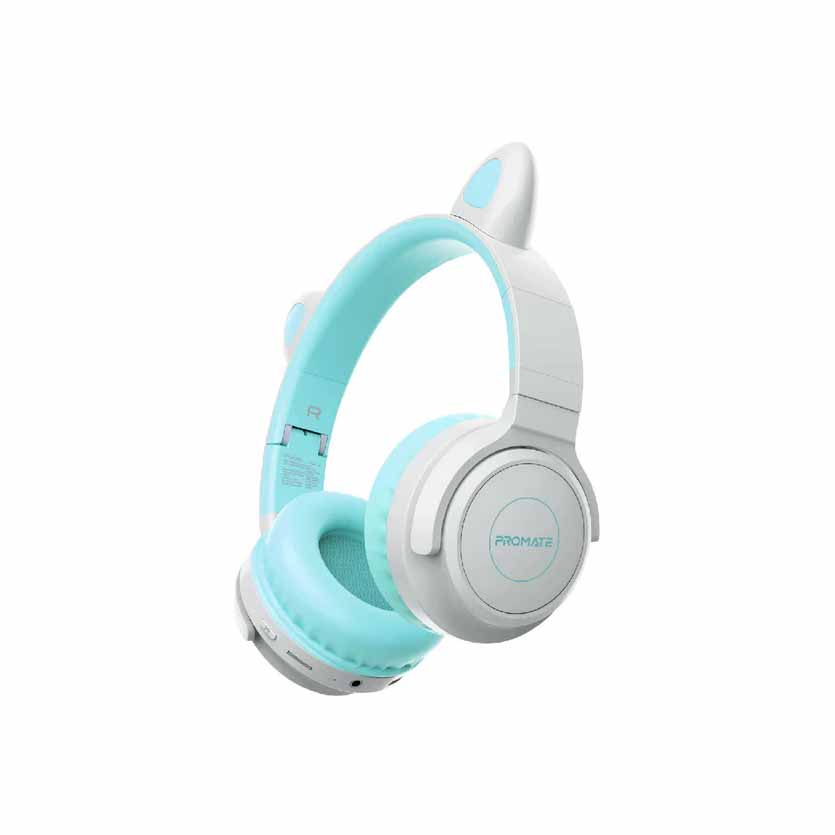 PANDA.AQUA HEADPHONES BT KAWAII STYLE HD STEREO KIDSAFE PROMATE