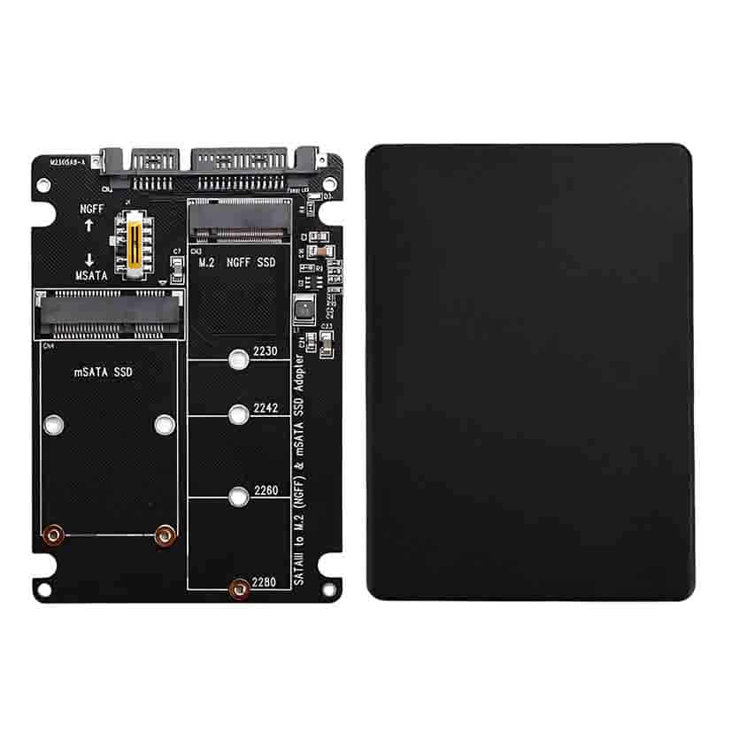 NGFF SSD M.2/mSATA TO SATA CONVERTER/ENCLOSURE