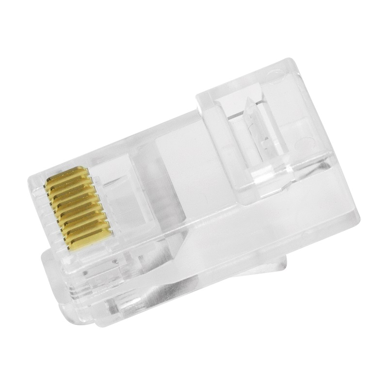 MP0027 MODULAR PLUG CONN CAT6 RJ45 50pcs OPEN FRONT LOGILINK