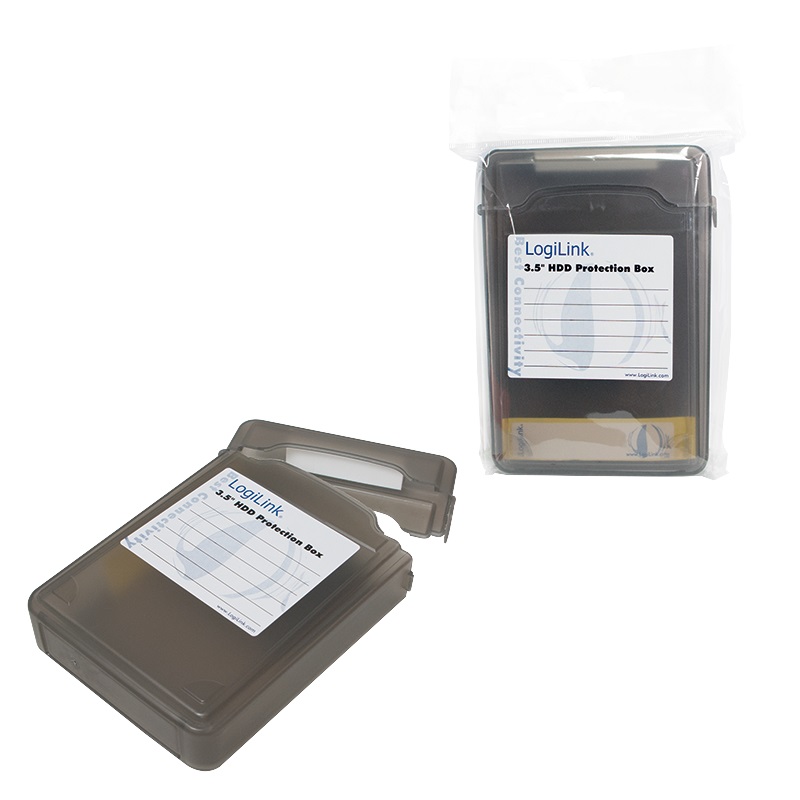 UA0133B PROTECTION BOX for HDD 3.5″ BLACK LOGILINK
