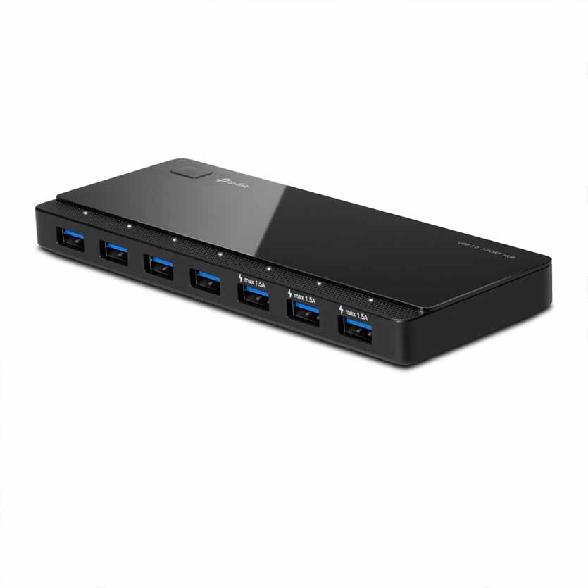 UH700 USB 7-PORT HUB3.0 & E FAST CHARGE OUTPUTS BLACK TP-LINK