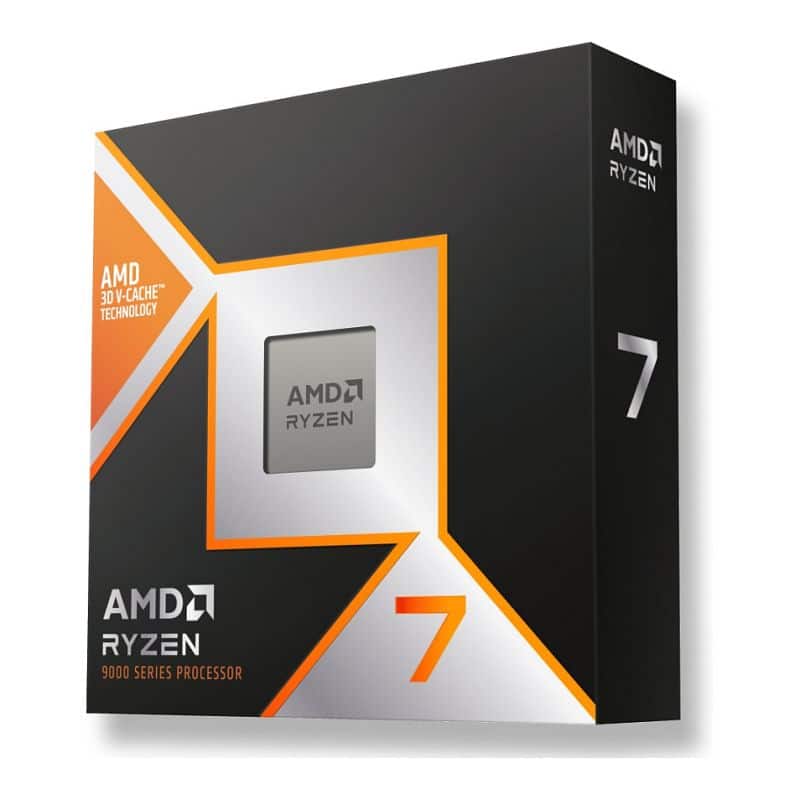 RYZEN 7 9800X3D BOX WOF 3D V-CACHE 4.7GHz MAX BOOST 5.2GHz 8x CORE 96MB 120W AMD