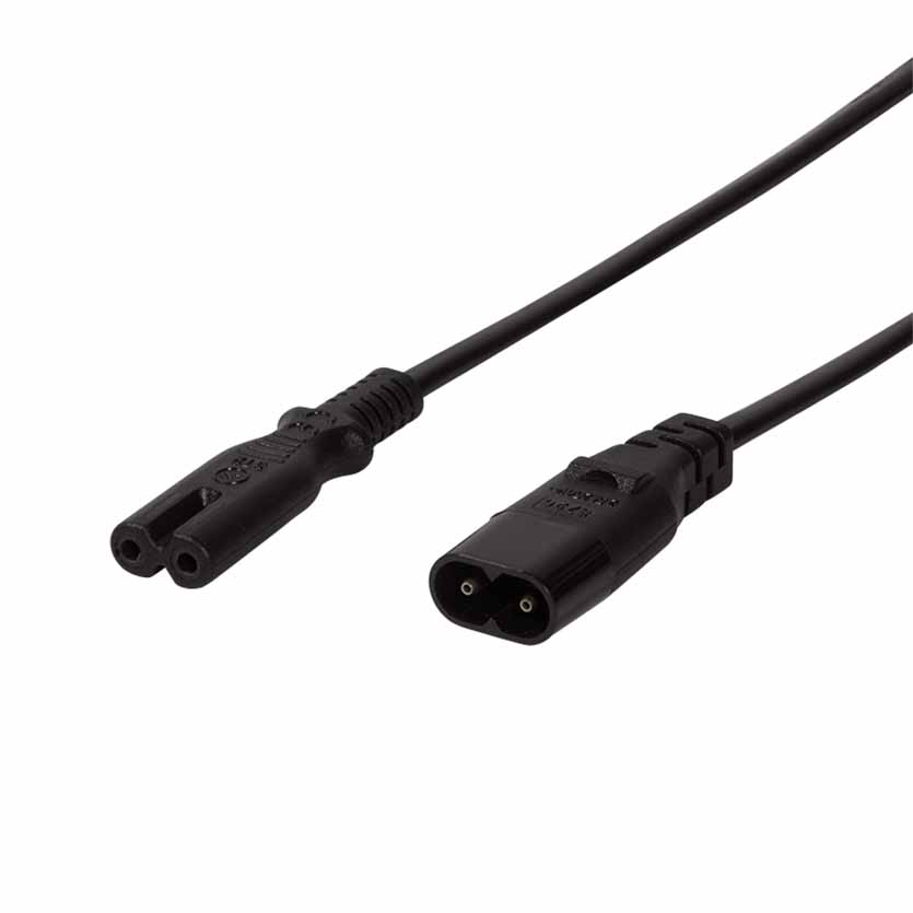 CP129 2m POWER CORD C8 MALE>C7 FEM LOGILINK