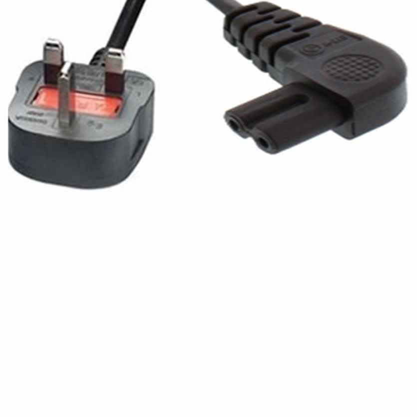 16654G POWER CBL UK PLUG TO EURO8 2m INLINE