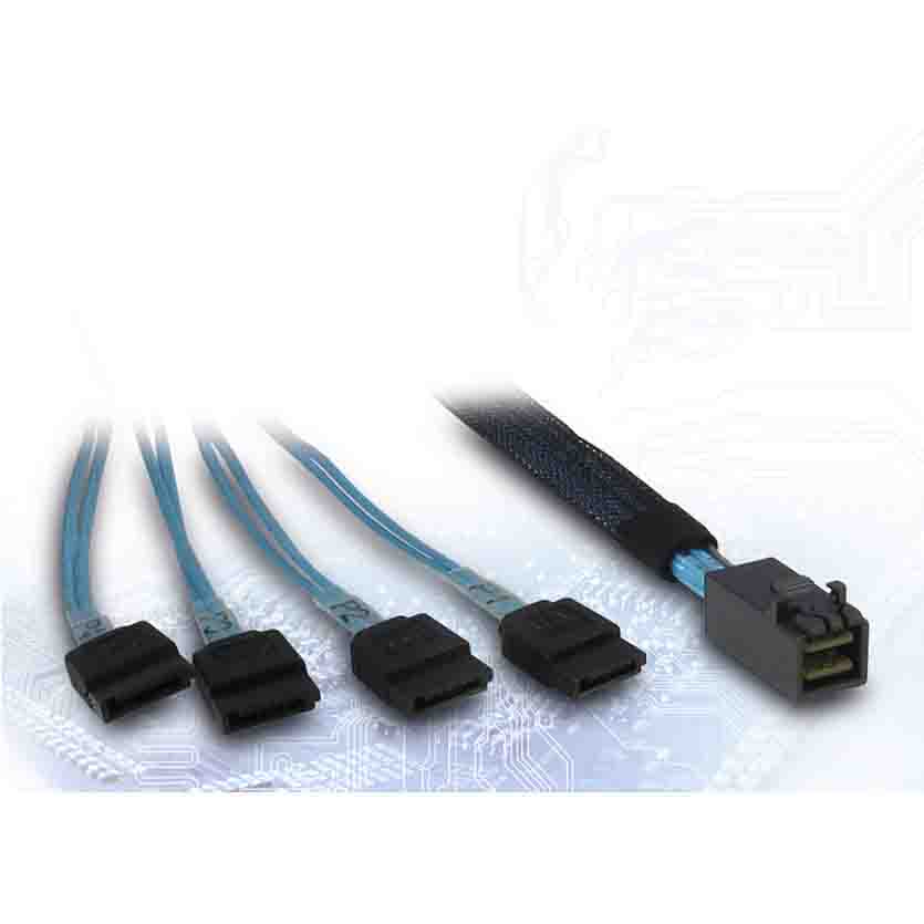 SFF-8643 4x SATA/SAS CROSSOVER CABLE FOR RAID CONTROLLER