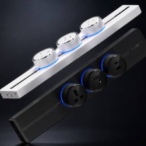 ET-TR80-B TRACK SOCKET 80cm BLACK W/SWITCH EYETOUCH