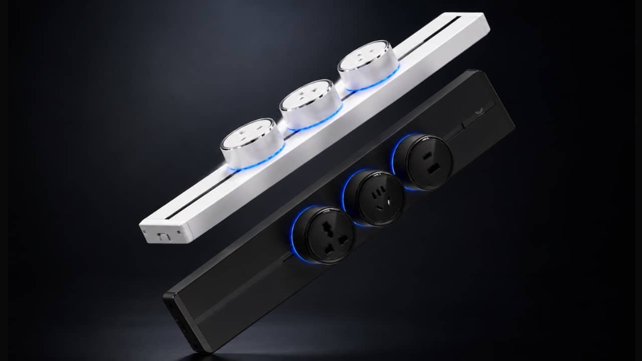ET-TR80L-W TRACK SOCKET 80cm WHITE W/LED EYETOUCH