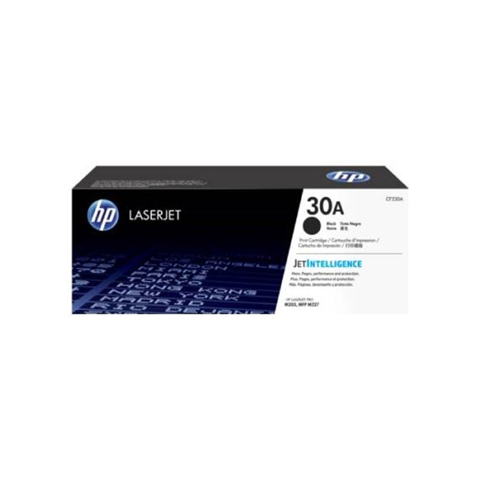 HP 30A Black Toner Cartridge – (CF230A) HP LJ Pro M203 /MFP M227/ M206 /M230  1,600 pages