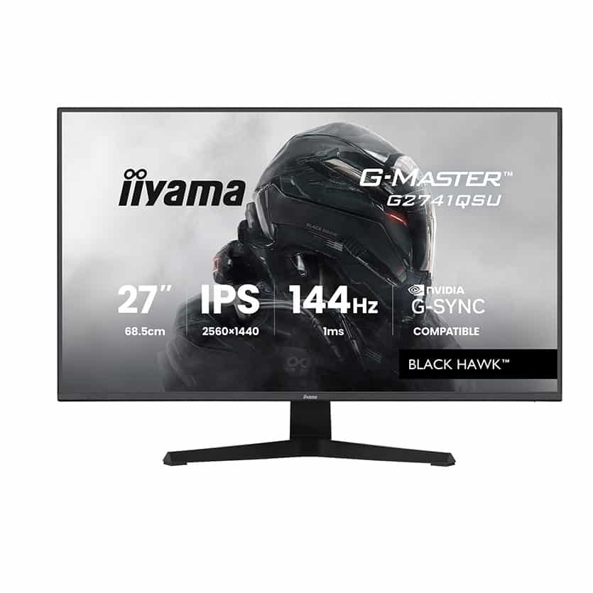 G2741QSU-B1 BLACK HAWK 27″ IPS MONITOR 1MS MPRT RESPONSE, IIYAMA G-MASTER