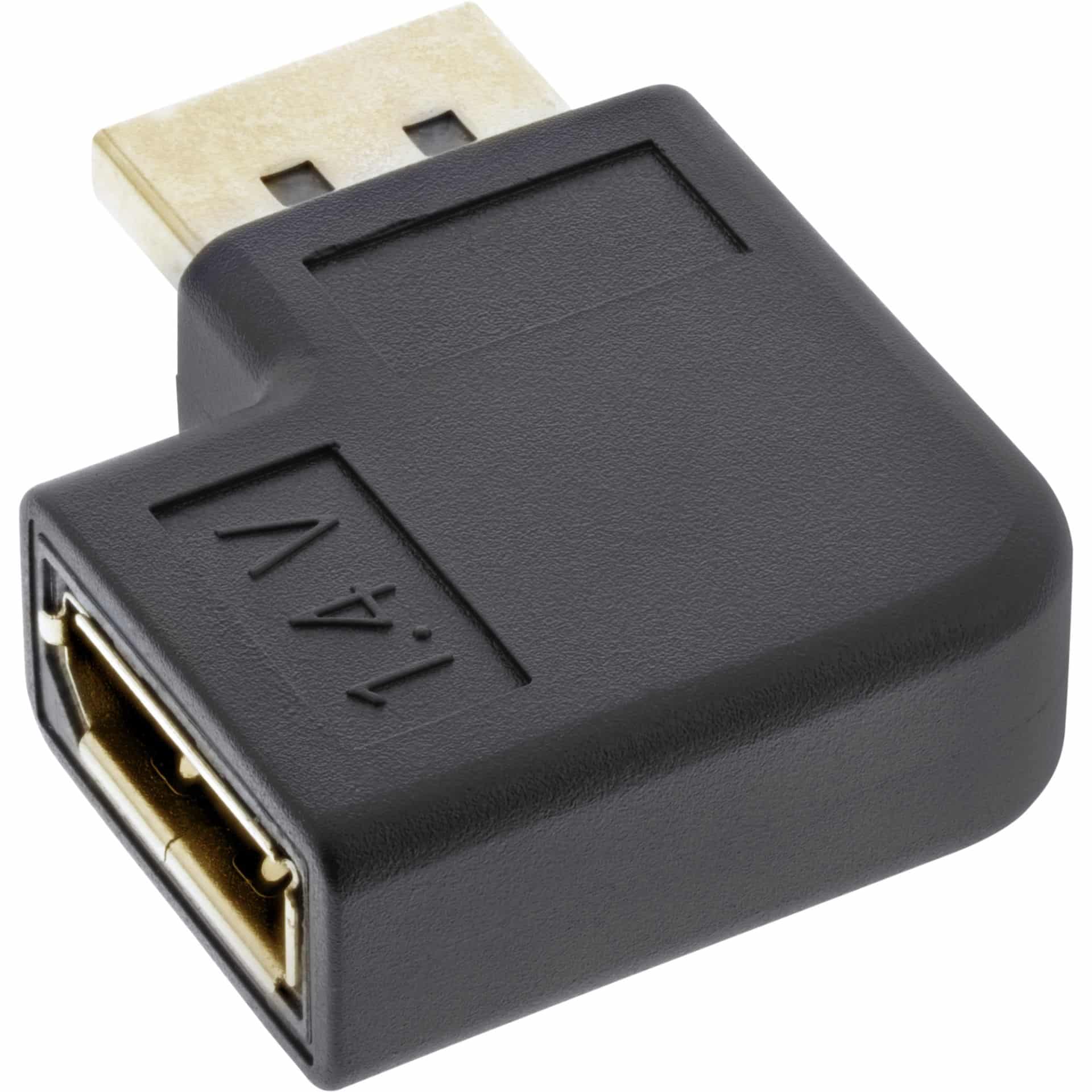 17199L DISPLAYPORT M TO DP F LEFT ANGLED ADAPTOR INLINE