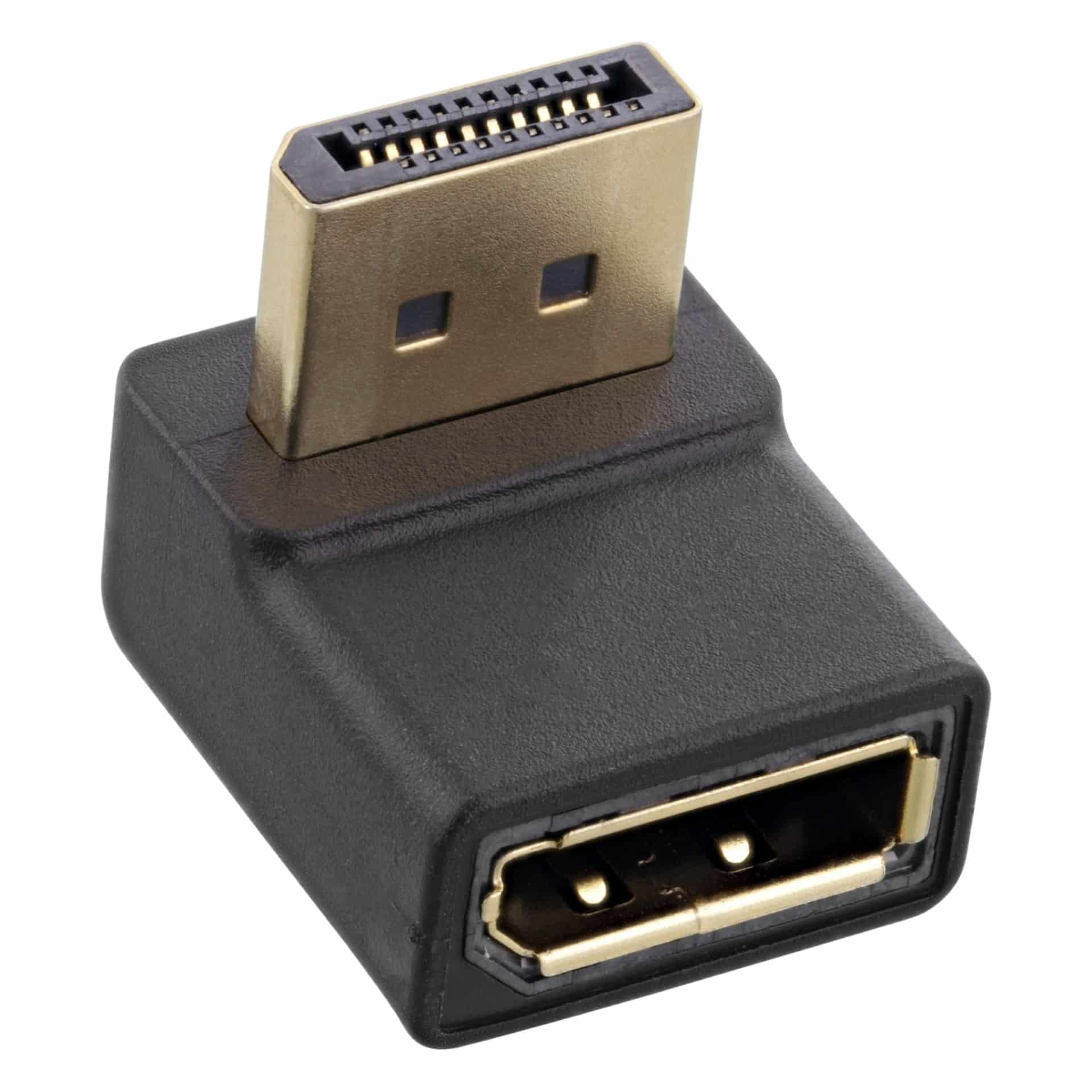 17199O DISPLAYPORT M TO DP F UPWARD ANGLED ADAPTOR INLINE