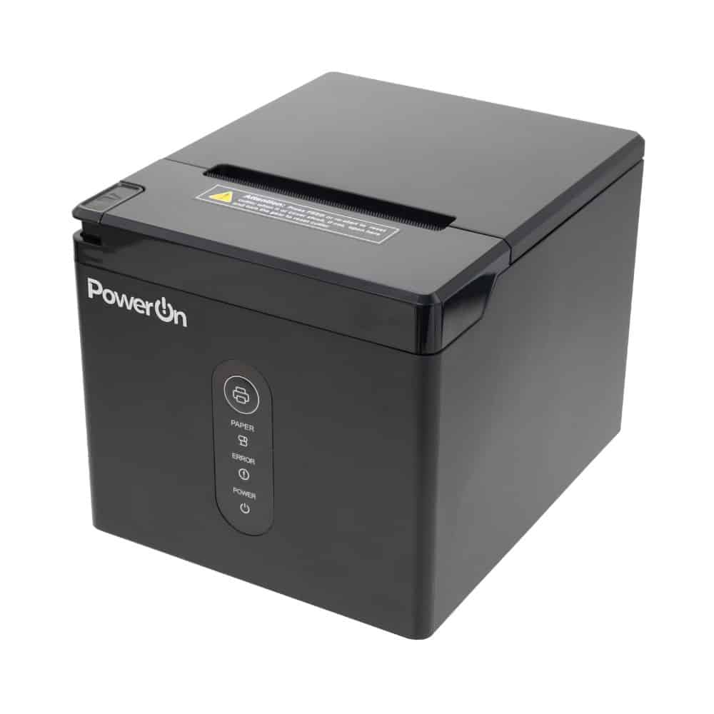 TPR-01W THERMAL RECEIPT PRINTER BLACK POWER-ON