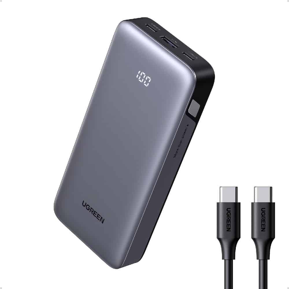 55989B/PB532 POWERBANK 20000mAh 30W PD W/CABLE USB-C 60W UGREEN