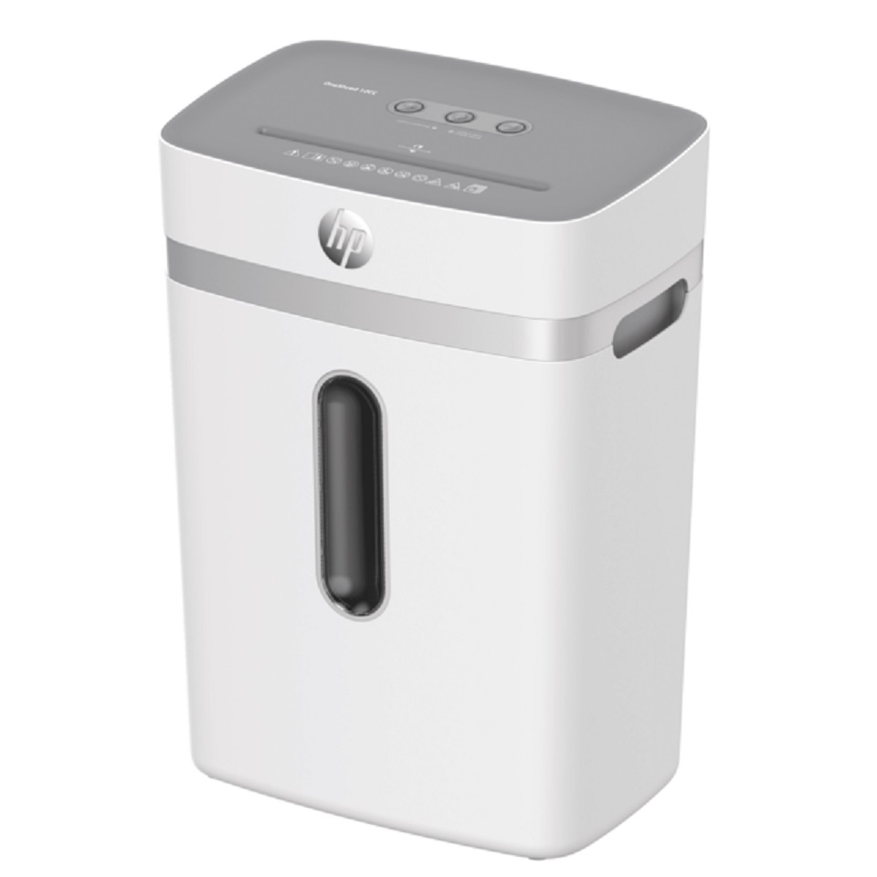 HP OneShred 12CC, Shred capacity (sheets A4, 80g) x12, Bin capacity L23, Color White, 2802