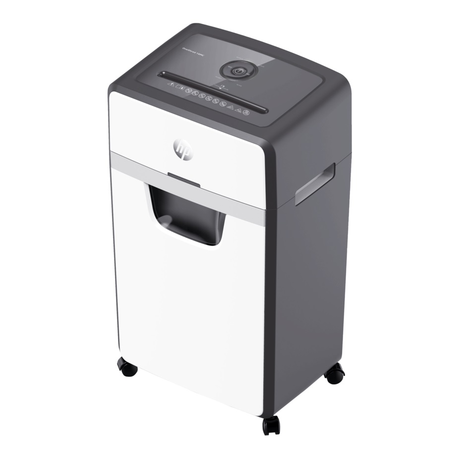 HP OneShred 16MC, Shred capacity (sheets A4, 80g) x16, Bin capacity L30, Color White, 2808