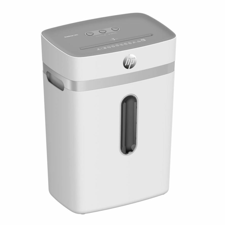 HP OneShred 12CC, UK- Version Shred capacity (sheets A4, 80g) x12, Bin capacity L23, Color White 2810