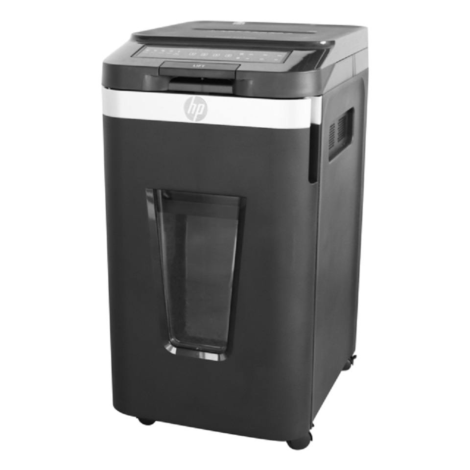 HP Pro Shredder Auto 400MC Shred capacity (sheets A4, 80g) x10, Bin capacity L53, Color Black, 2823