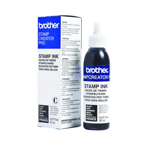 PRINKB  BLACK INK REFIL BROTHER FOR ALL STAMPS