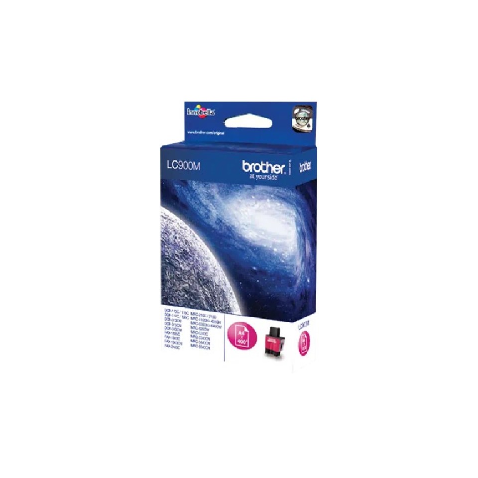LC900M BROTHER MAGENTA INK 400P DCP110/111/115/120//310/315