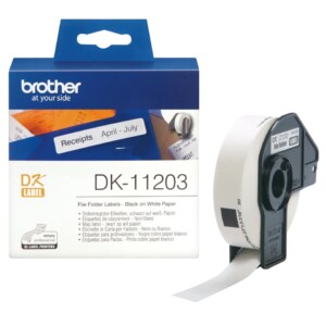 DK11203 (S) BROTHER File folder labels 300/Roll (17mm x 87mm)