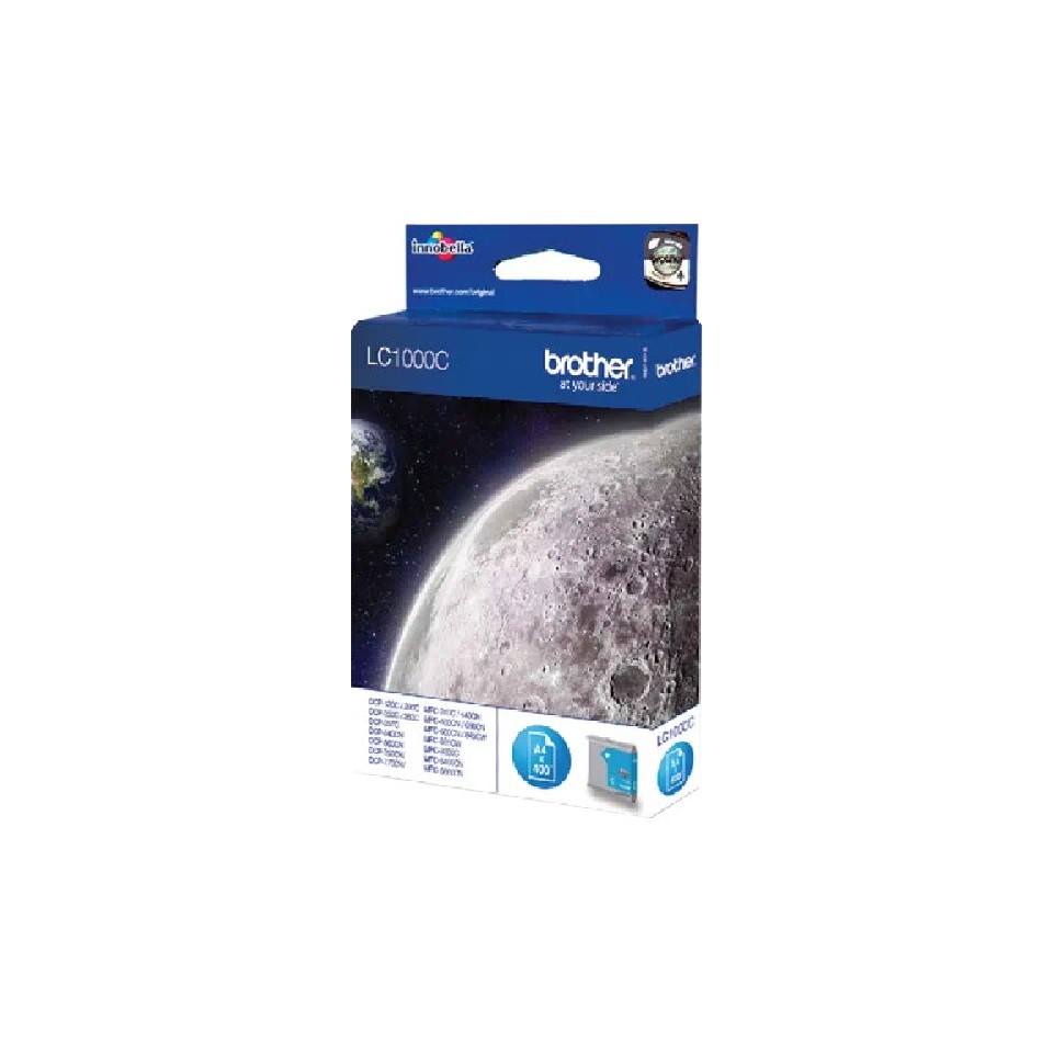 LC1000C (S) BROTHER CYAN INK 400P DCP130/330/350/353/357/540/560/750/770