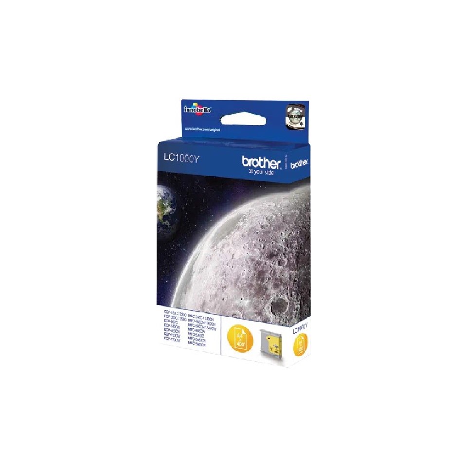 LC1000Y (D) BROTHER YELLOW INK 400P DCP130/330/350/353/357/540/560/750/770