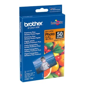 BP71GP50 (D) BROTHER GLOSSY PHOTO PAPER 10x15cm 50 SHEETS 260GR2