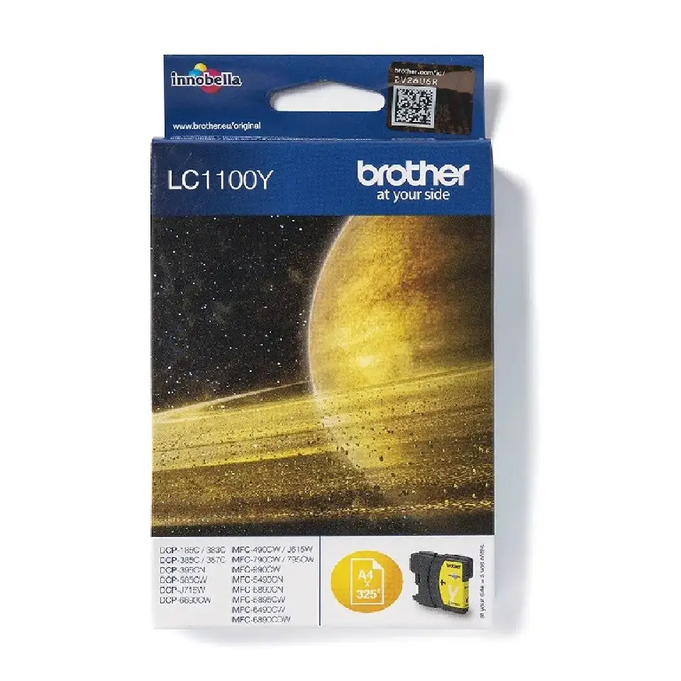 LC1100Y (S) BROTHER YELLOW INK 325P DCP6690/385/395/585–DCPJ175/615