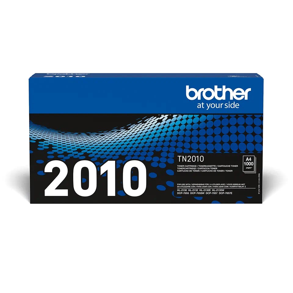 TN2010 BROTHER TONER BLACK 1000P HL2130/2132/2135-DCP7055/7057