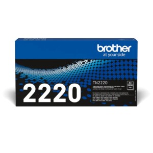 TN2220 BROTHER BLACK TONER 2600P HL2240/50/70-FAX2840/45/2940-MFC7360/7460/7860