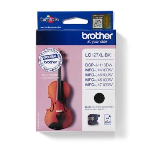 LC127XLBK BROTHER BLACK INK 1200P HIGH YIELD MFCJ4410/4510/4610/4710/DCPJ4110