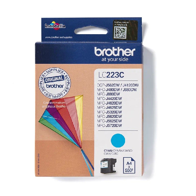 LC223C BROTHER CYAN INK 550 pagesFOR  MFCJ 4420/4520/4620/4720 / MFCJ 5320 / 5620 / 5720