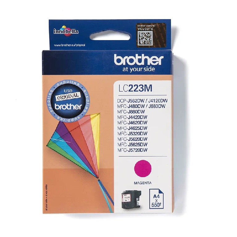 LC223M BROTHER MAGENTA INK 550 pages FOR  MFCJ 4420/4520/4620/4720 / MFCJ 5320 / 5620 / 5720