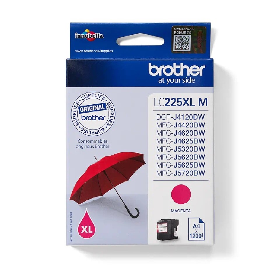 LC225XLM BROTHER MAGENTA INK MFCJ 4420/4520/4620/4720 & MFCJ 5320 / 5620 / 5720