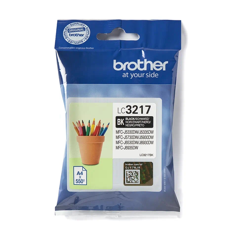 LC3217BK BROTHER BLACK INK 550P MFC-J5330/5335/5730/5930/6530/6930/6935