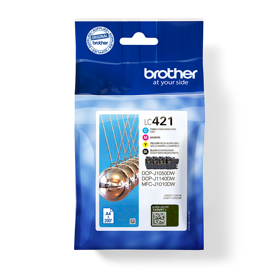 LC421 Value Pack ink cartridge 200 pages MFC-J1010DW